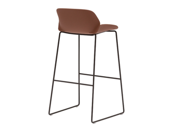 NUEZ OUTDOOR BQ2893 - High garden stool with footrest by Andreu World - view 2